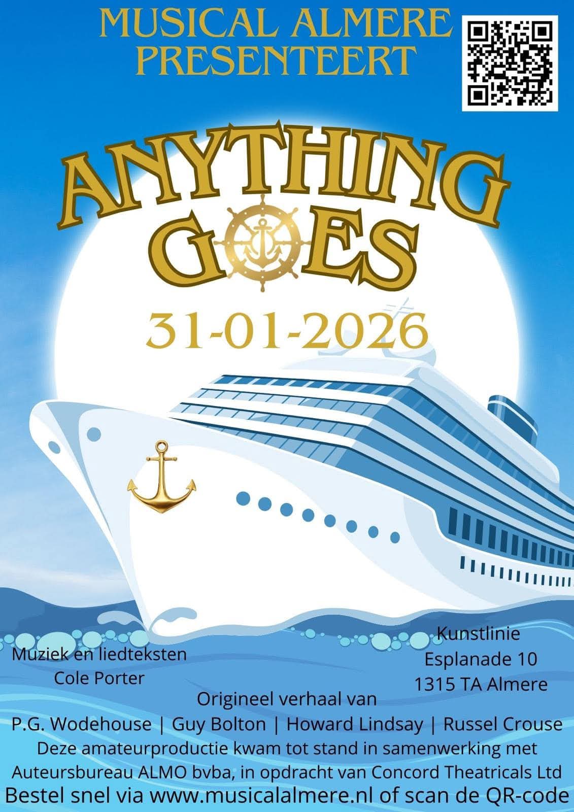 All aboard for Anything goes!